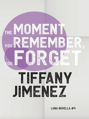 cover image of The Moment You Remember, You Forget